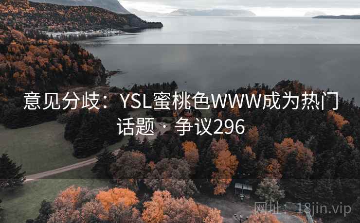 意见分歧:YSL蜜桃色WWW成为热门话题 · 争议296